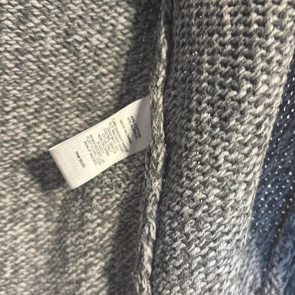 Express mid sweater shawl collar cardigan short sleeves in gray size small - Picture 7 of 8